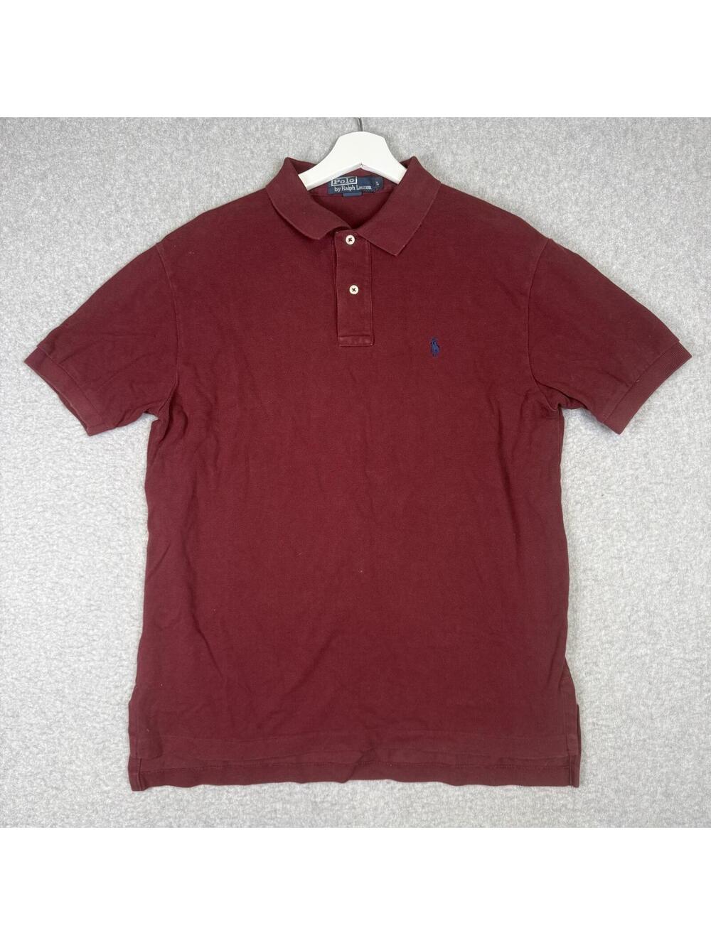Vintage Polo Ralph Lauren Men's Size Large Purple Short Sleeve T-Shirt
